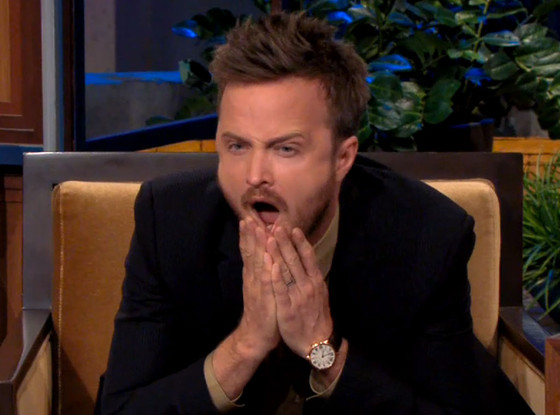 Aaron Paul, Jay Leno Aaron Paul, Jay Leno